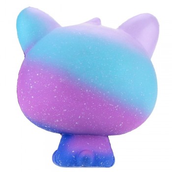 New Rainbow Cartoon Ice Cream Cat Kitty Squishy Slow Rising Cute Jumbo Strap Soft Squeeze Scented Bread Cake Toy Gift Kid Fun