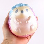 Cute Hedgehog Squishy Jumbo Slow Rising Antistress Squeeze Cat Toys Phone Straps Ice Cream Charms Scented Cake Kawaii Squishies