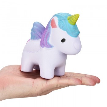 High Quality 12CM Jumbo Squishy Rainbow Unicorns Super Slow Rising Kawaii Catoon Phone Strap Pendant Bread Cake Toys wholesales