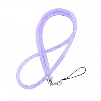 Etmakit NEW Crystal Neck Necklace Strap Lanyard U Disk ID Work Card Mobile Cell Phone Chain Straps Keychain phone Hang Rope