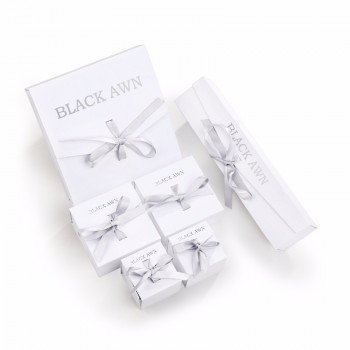 Trendy Femme Genuine 100% 925 Sterling Silver Necklaces Pendants Jewelry Blackamp;White Stone Necklace Women Bijoux P081