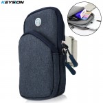KEYSION Universal Sports Arm Band Case for iPhone X 8 8 Plus 7 6S  Multifunctional Running Fitness arm band for S8 S8 Plus Note8