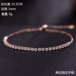 2019 new wholesale Fashion pull bracelet Charm Beads Crystals from Swarovski Bracelet for Women Gift