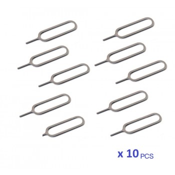 10 Pcs/Lot Sim Card Tray Remover Eject Tool Pin Key Needle For iPhone 7 Plus 6 6s Plus SE 5s 8 X  P15