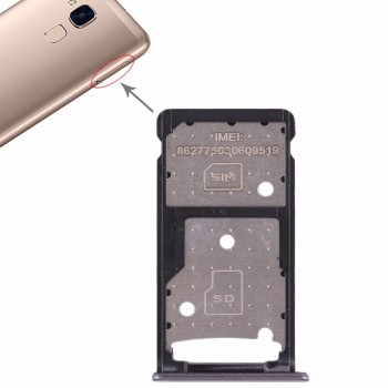 iPartsBuy SIM Card Tray + SIM Card Tray / Micro SD Card Tray for Huawei Honor 5c