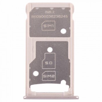 iPartsBuy SIM Card Tray + SIM Card Tray / Micro SD Card Tray for Huawei Honor 5c