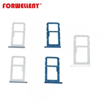 For huawei honor 9 lite SIM Card Holder Slot Tray Repair Parts blue white gray LLD-AL00/LLD-AL10