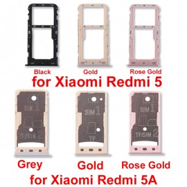 New  for Xiaomi Redmi 5\Redmi 5A 2 SIM Card Tray / Micro SD Card Tray repair parts
