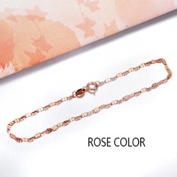 18k Pure Gold Female Bracelets Fine Jewelry Four Clover Gift Girl Thin Trendy Solid 750 Real Bangle Party Good Nice Like True