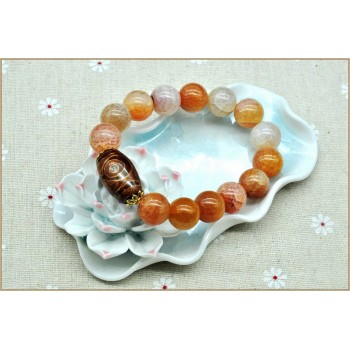 Natural Crystal Agate 2017 Diy Juwelen Jade Natural Amber Bileklik Erkek Genuine Citrine Jewelry Bracelet Topaz Bangles Bilezik