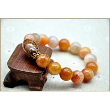 Natural Crystal Agate 2017 Diy Juwelen Jade Natural Amber Bileklik Erkek Genuine Citrine Jewelry Bracelet Topaz Bangles Bilezik