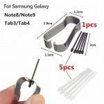 New Touch Stylus S Pen Tips + Remove Tools For Samsung Galaxy Tab S3 S4 Note 8 Note 9 T820 T825 1 SET Black  White Grey