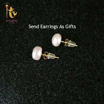 NYMPH 18K Yellow Gold Necklace Pendant Natural Freshwater White 10-11mm Drop Pearl Wedding Party Gift Girl Women  [T251]