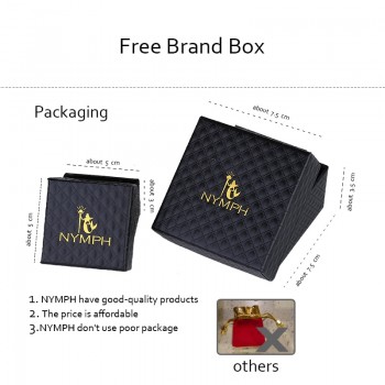 NYMPH 18K Yellow Gold Necklace Pendant Natural Freshwater White 10-11mm Drop Pearl Wedding Party Gift Girl Women  [T251]
