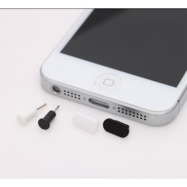1Set  3.5mm Headset Earphone Jack Dustproof Plug Charger USB Dock Anti Dust Mini Cap Cover for iPhone 5 5S 6 6s 6Plus