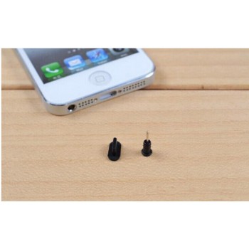 1Set  3.5mm Headset Earphone Jack Dustproof Plug Charger USB Dock Anti Dust Mini Cap Cover for iPhone 5 5S 6 6s 6Plus