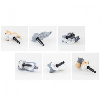 1pcs Cute Cheese Cats 3.5mm Anti dust Dirt-resistant Earphone Jack Plug Adapter to Phone Stopper Cap for iphone 5 5s 5c random
