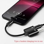 Type-C to Jack 3.5 Cable Splitter Charger Adapter For Huawei P20 Pro For Xiaomi Mi 6 8 Note3 Type C 3.5mm AUX Earphone Converter