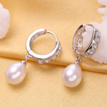 FENASY fashion Jewelry Sets silver Earrings For Women,925 sterling silver fashion earrings, freshwater pearl jewelry 2018 new