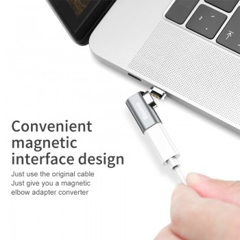 Baseus USB Type C Cable To Type-C Magnetic Adapter For Macbook Samsung s8 s9 OnePlus 5 5T 6 Fast Charging Magnet USB-C Connector