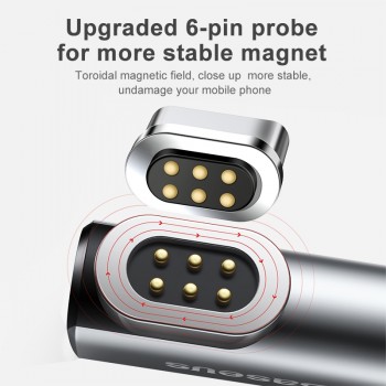Baseus USB Type C Cable To Type-C Magnetic Adapter For Macbook Samsung s8 s9 OnePlus 5 5T 6 Fast Charging Magnet USB-C Connector