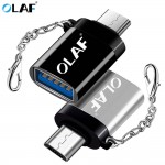 Olaf USB Adapter Micro USB OTG UBA to Micro USB UBA Converter OTG Cable Adapter for for Xiaomi Micro USB Connector for Huawei