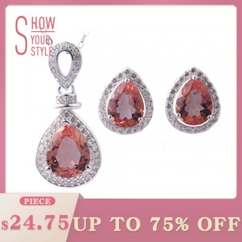 Zultanite Sterling Silver Women Jewerly Set for Wedding Jewelry 8.2 Carats Created Zultanite Color Change Stone Fine Jewelry