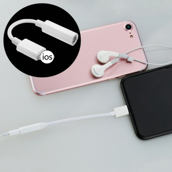 Support latest IOS12 For Lightning Audio Converter 3.5mm Headphone Jack Adapter Play Music for iPhone 7/8/8/X/iPhone XS Max