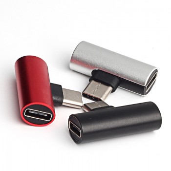 MINI Dual Headphone Jack Type C Adapter Audio Charger For Samsung Charging Adapter For Huawei P20 Splitter Audio Converter