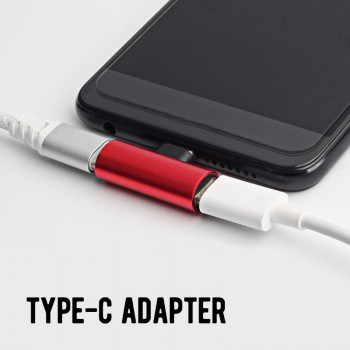 MINI Dual Headphone Jack Type C Adapter Audio Charger For Samsung Charging Adapter For Huawei P20 Splitter Audio Converter