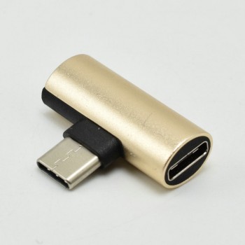 MINI Dual Headphone Jack Type C Adapter Audio Charger For Samsung Charging Adapter For Huawei P20 Splitter Audio Converter