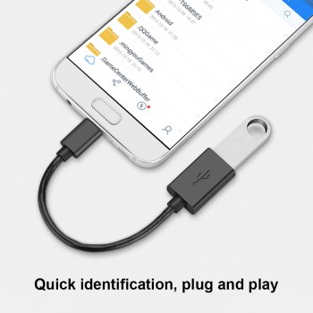 Type-C OTG Adapter Cable USB 3.1 Type C Male To USB 3.0 A Female OTG Data Cord Adapter 16CM ND998