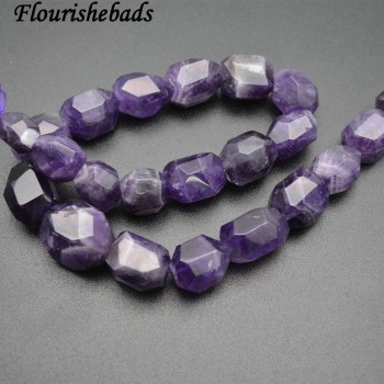 Natural Clear Crystal Quartz Surface Cutting Big Nugget 13x18mm Irregular Tube Stone Loose Beads