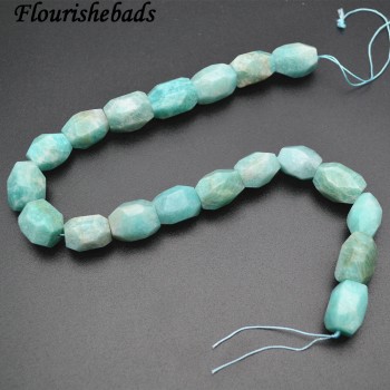 Natural Clear Crystal Quartz Surface Cutting Big Nugget 13x18mm Irregular Tube Stone Loose Beads