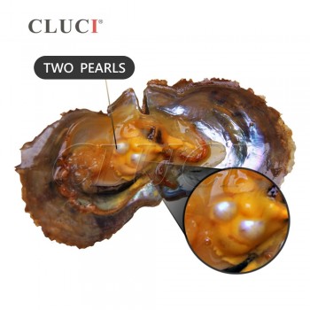 CLUCI 30pcs 7-8mm akoya pearl with oysters mix 13 colors Single and Twins pearls oysters surprising party akoya pearls