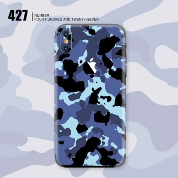 Cool Stickers For iPhone X Back Film Protective Cover Stickers For iPhone X 10 Phone Color Back Film Paster Camouflage Series