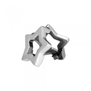 Pandulaso Reflexions Sleek Star Clip Charm Fit Sterling Silver Jewelry Bracelets For Woman DIY Beads For Jewelry Making