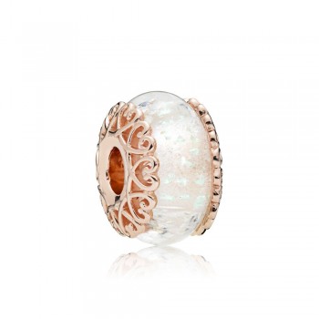 FAHMI 100% 925 Sterling Silver 1:1 Stripe Waves Star Murano Glass Charm Evil Eye Glass Beads Original Jewelry Factory Wholesale