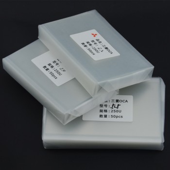 10PCS 250um 4.7 5 5.2 5.5 5.7 6 6.3 6.4 6.8 7 7.9 9.7 12.9 inch OCA Optical Clear Adhesive Glue Phone amp; Tablet Glass Lens Film