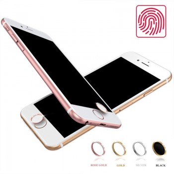 Fingerprint Touch ID Home Button Sticker for Apple IPhone 5 5S SE 6 S 6S 7 8 Plus IPad Mobile Phone Stickers Skin Gold Red Black