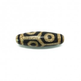 AAA Grade Old Tibet Beads 10mm*30mm Bracelet Beads Powerful Amulet Tibetan Dzi Beads DIY Jewelry  Natural Stone