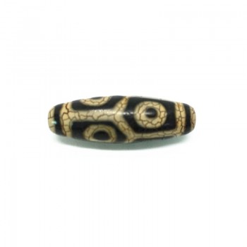 AAA Grade Old Tibet Beads 10mm*30mm Bracelet Beads Powerful Amulet Tibetan Dzi Beads DIY Jewelry  Natural Stone
