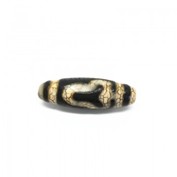 AAA Grade Old Tibet Beads 10mm*30mm Bracelet Beads Powerful Amulet Tibetan Dzi Beads DIY Jewelry  Natural Stone