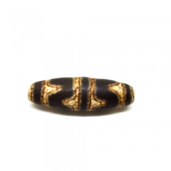 AAA Grade Old Tibet Beads 10mm*30mm Bracelet Beads Powerful Amulet Tibetan Dzi Beads DIY Jewelry  Natural Stone