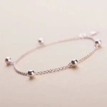 SHILOVEM 925 sterling silver  Anklets  classic fine Jewelry Customizable women wedding women gift wholesale wsjl