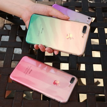 KISSCASE Colorful Phone Case For iPhone 6 6s 7 8 Plus X Xr Xs Max Ultra Thin Soft TPU Back Cases For iPhone 5s 5 SE Cover Conque