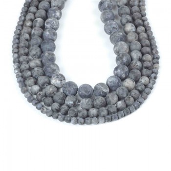 Frosted Matte Black Stone Glitter Beads MoonStone Round Shimmer Loose Beads for Beads Jewelry Making DIY Bracelet Accessories