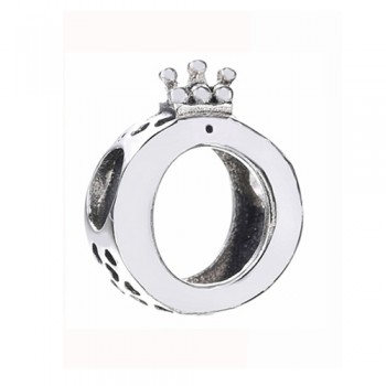 Slovecabin 2018 New 925 Sterling Silver Crown O Charm Bead For DIY Jewelry Marking Royal Princess Gueen Charm For Brand Bracelet