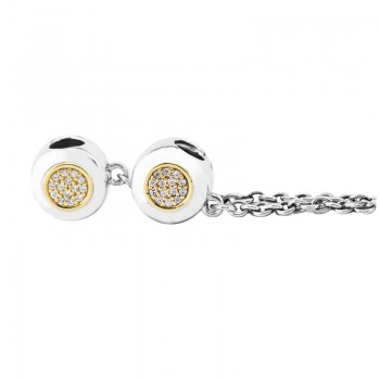 Beads FOR Jewelry Making DIY Sterling-Silver-Jewelry Signature Safety Chain Bead Charms Silver 925 Berloque Perles Charm