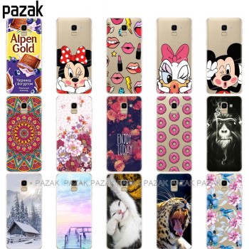 case FOR Coque Samsung Galaxy J6 2018 Case Cover EU J600 J600F SM-J600F Soft Silicone Phone Back sFor Samsung J6 2018 Case